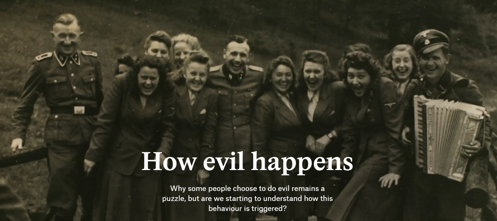 How evil happens